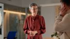 Margrethe Vestager during a documentary shoot for the ZEIT Verlag