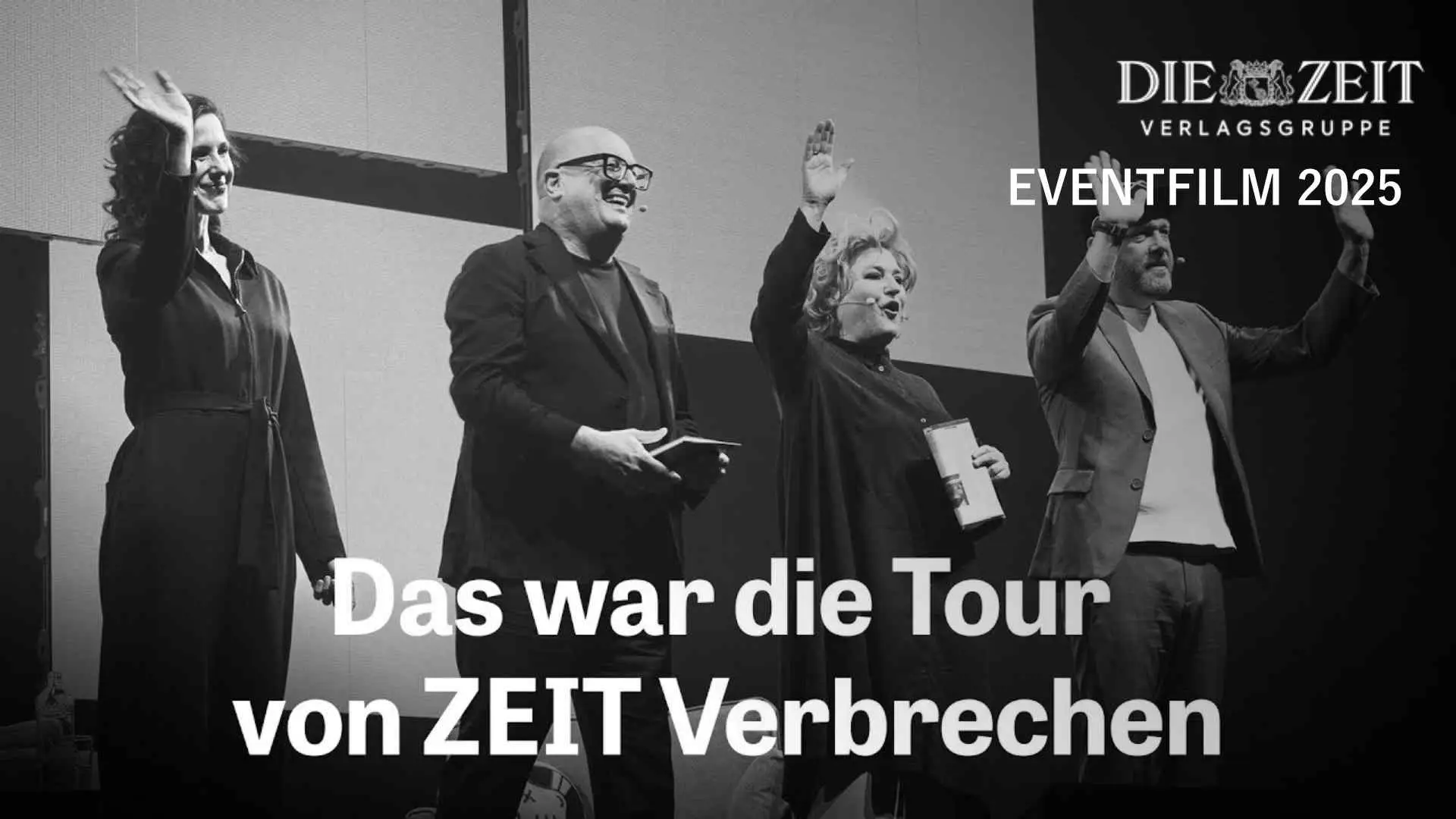 ZEIT Verbrechen Arena Tour 2025 Abschlussfilm mit Sabine Rücker